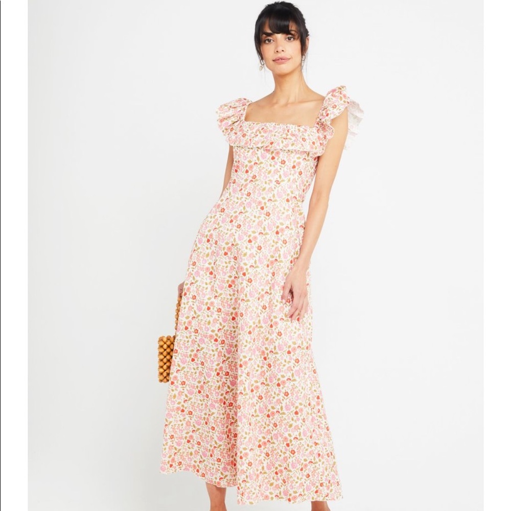 o.p.t. Vita linen blend dress